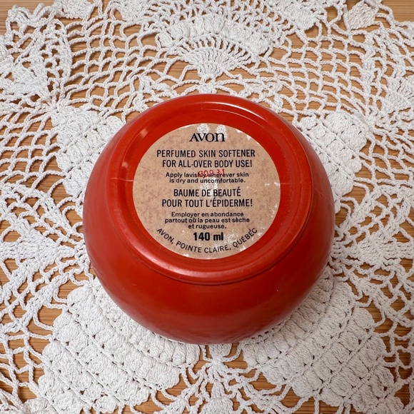 2 for $25! Vintage Avon “Candid” Perfumed Skin Softener Jar - Picture 3 of 3